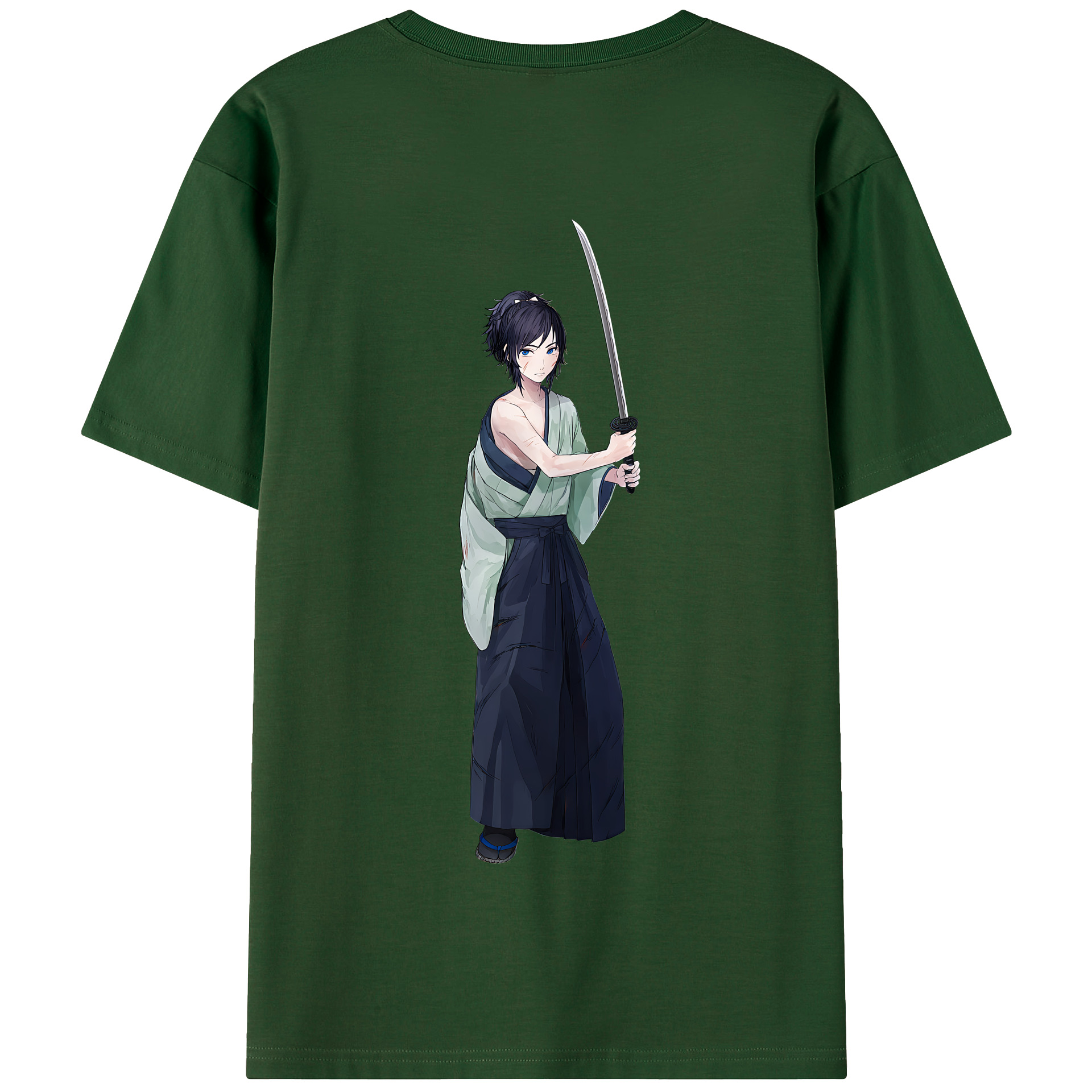 （画像用） 刀剣乱舞 Touken Ranbu 綿100％半袖Tシャツ（背面プリント）